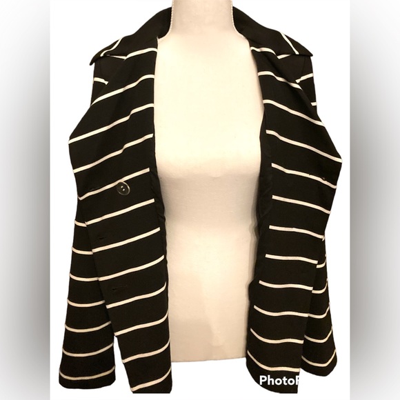 NWT Chico’s Stripe Knit Jacket - Picture 7 of 12